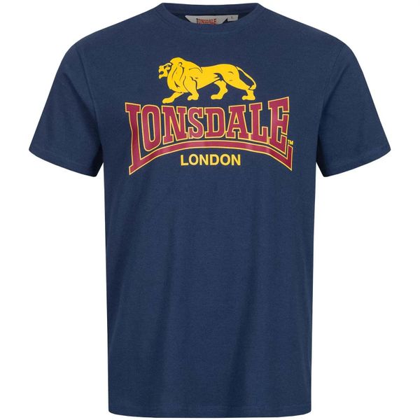 Koszulka Lonsdale Taverham. Czerwone koszulki sportowe męskie Lonsdale, s, bez wzorów, z bawełny, bez kołnierzyka, bez ramiączek. Za 136.00 zł.