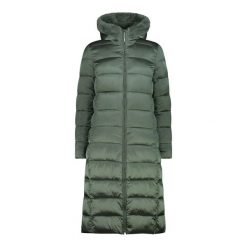 Płaszcz damski turystyczne CMP 34K0046F. Zielone płaszcze damskie CMP, l, bez wzorów, sportowe, bez kaptura. Za 559.00 zł.