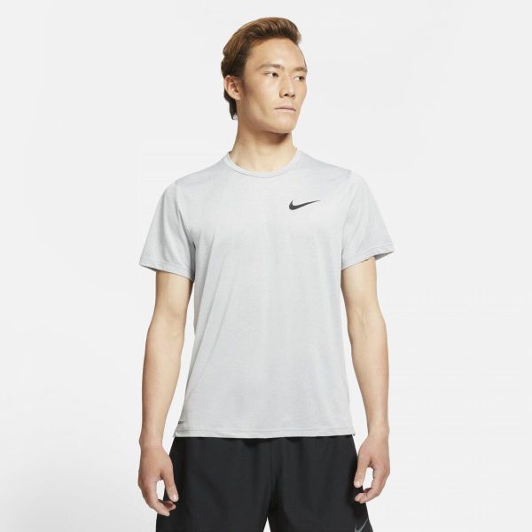 Koszulka sportowa męska Nike Pro Dri-FIT. Szare koszulki sportowe męskie Nike, m, bez wzorów, bez kołnierzyka, bez ramiączek, dri-fit (nike). Za 140.80 zł.
