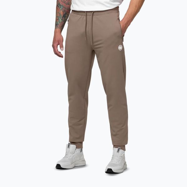Spodnie męskie Pitbull Nugget Jogging. Brązowe spodnie sportowe męskie PITBULL, m, bez wzorów, z bawełny, do biegania. Za 169.99 zł.