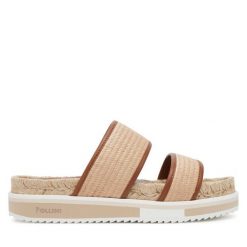 Espadryle Pollini. Brązowe espadryle damskie Pollini, bez wzorów, bez obcasa, bez zapięcia. Za 779.99 zł.