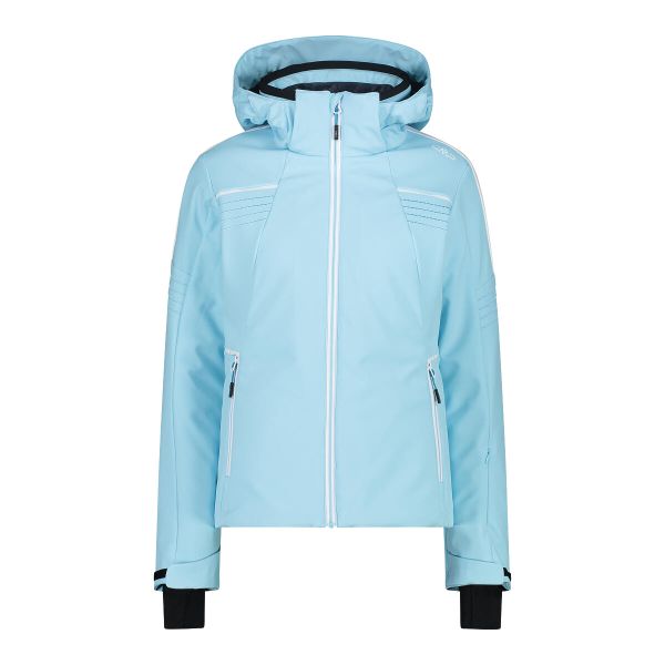 Damska kurtka narciarska softshell CMP. Niebieskie kurtki damskie CMP, na zimę, xl, bez wzorów, z softshellu, bez kaptura, narciarskie. Za 878.35 zł.