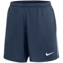 Spodenki krótkie damskie Nike Dri-Fit Park 26. Niebieskie szorty sportowe damskie Nike, bez wzorów, z materiału, sportowe, na fitness i siłownię, dri-fit (nike). Za 76.99 zł.