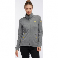 Bluza w kolorze szarym. Szare bluzy damskie marki Schmuddelwedda, z haftami. W wyprzedaży za 217.95 zł.