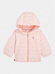 Tommy Hilfiger Kurtka przejściowa Monotype Tape KN0KN01722 Różowy Regular Fit. Czerwone kurtki i płaszcze dla dziewczynek Tommy Hilfiger, bez wzorów, z syntetyku, bez kaptura. Za 569.99 zł.