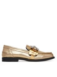 Eva Minge Loafersy AMARYLLIS-V1792B-315 Złoty. Żółte mokasyny damskie Eva Minge, ze skóry. Za 399.99 zł.
