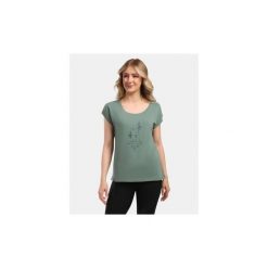 Damska bawełniana koszulka Kilpi ROANE-W. Zielone t-shirty damskie Kilpi, xs, bez wzorów, z bawełny, bez kołnierzyka. Za 91.56 zł.