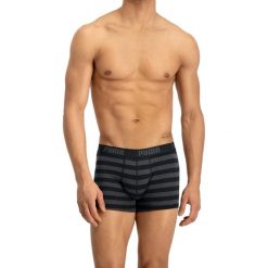 Bokserki Męskie (zestaw 2 Sztuk). Czarne bokserki męskie Puma, m, bez wzorów, z bawełny. Za 118.99 zł.