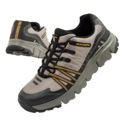 Buty sportowe męskie Skechers Summits AT-Twin Bridges. Brązowe buty sportowe męskie Skechers, z materiału, bez zapięcia. Za 199.00 zł.
