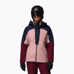 Kurtka narciarska damska Columbia Liftline. Czerwone kurtki snowboardowe damskie Columbia, bez wzorów, bez kaptura, narciarskie. Za 999.99 zł.