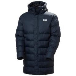 Kurtka puchowa Helly Hansen Oslo Puffy. Niebieskie kurtki męskie Helly Hansen, na jesień, m, bez wzorów, z materiału, klasyczne, bez kaptura. Za 1,116.30 zł.