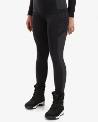 Damskie legginsy Kilpi Oline. Czarne legginsy damskie Kilpi, bez wzorów, z materiału, do biegania. Za 157.00 zł.