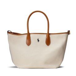 Torebka Polo Ralph Lauren. Brązowe torebki do ręki damskie Polo Ralph Lauren, bez wzorów, klasyczne, bez dodatków. Za 1,799.00 zł.