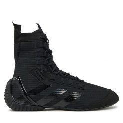 Buty bokserskie adidas. Czarne buty sportowe męskie Adidas, bez zapięcia. Za 589.99 zł.