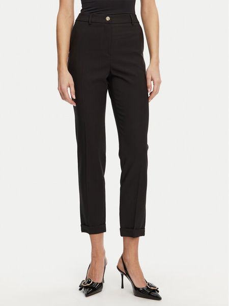 Artigli Spodnie materiałowe ACPA000837 Czarny Regular Fit. Czarne spodnie materiałowe damskie Artigli, bez wzorów, z materiału. Za 219.99 zł.