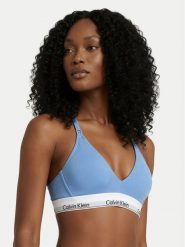 Calvin Klein Underwear Biustonosz braletka LV00QF8506 Błękitny. Niebieskie biustonosze Calvin Klein Underwear, bez wzorów. Za 179.99 zł.