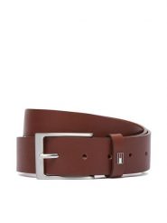 Tommy Hilfiger Pasek Layton 3.5 Adj AM0AM14669 Brązowy. Brązowe paski damskie Tommy Hilfiger, bez wzorów, ze skóry. Za 249.99 zł.