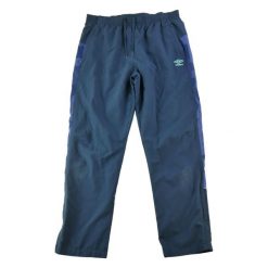 Second life - Umbro spodnie dresowe męskie vintage Y2K - Jak nowy. Niebieskie spodnie sportowe męskie Umbro, l, bez wzorów, z dresówki, do biegania. Za 106.46 zł.
