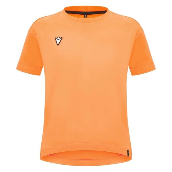 Koszulka damska Macron Favignana. Brązowe t-shirty damskie Macron, m, bez wzorów, z bawełny, bez kołnierzyka. Za 131.25 zł.