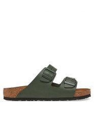 Birkenstock Klapki Arizona 1029165 Zielony. Zielone klapki męskie Birkenstock, ze skóry. Za 499.99 zł.