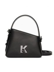 Karl Lagerfeld Jeans Torebka A3W30289 Czarny. Czarne torebki do ręki damskie Karl Lagerfeld Jeans, bez wzorów, z jeansu, bez dodatków. Za 449.99 zł.