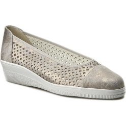 Półbuty GABOR - 66.401.93 Taupe. Szare półbuty damskie Gabor, ze skóry. W wyprzedaży za 239.00 zł.