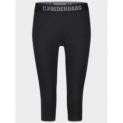 Legginsy termoaktywne damskie Poederbaas 3/4 Lekkie. Czarne legginsy damskie POEDERBAAS, xs, bez wzorów, z elastanu. Za 216.99 zł.
