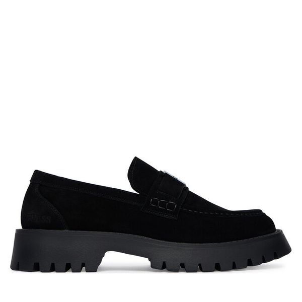 Loafersy Guess. Czarne mokasyny męskie Guess. Za 607.99 zł.