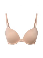 Calvin Klein Biustonosz na fiszbinach Kobiety Sztuczne włókno beżowy, 80C. Brązowe biustonosze Calvin Klein, bez wzorów, z włókna. Za 209.95 zł.