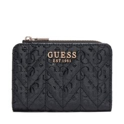 Portfel Guess. Czarne portfele damskie Guess, z aplikacjami. Za 264.99 zł.