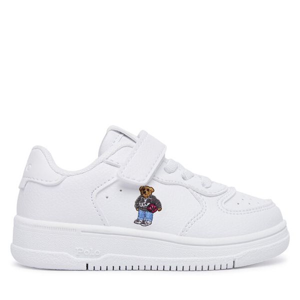 Sneakersy Polo Ralph Lauren. Białe trampki i tenisówki chłopięce Polo Ralph Lauren, bez wzorów, bez zapięcia. Za 296.99 zł.