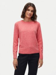 Vero Moda Sweter Doffy 10201022 Czerwony Regular Fit. Czerwone sukienki damskie Vero Moda, m, bez wzorów, z syntetyku, bez kołnierzyka, bez ramiączek, bez kaptura. Za 59.99 zł.