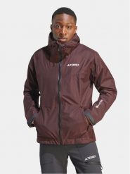 Adidas Kurtka outdoor Terrex Xperior GORE-TEX Paclite Rain IB4260 Brązowy Regular Fit. Brązowe kurtki męskie Adidas, m, bez wzorów, z gore-texu, outdoorowe, gore-tex. Za 799.99 zł.