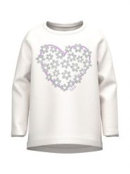 NAME IT Bluzka 13218927 Biały Relaxed Fit. Białe t-shirty i topy dla dziewczynek Name it, bez wzorów, z bawełny, bez ramiączek. Za 54.99 zł.