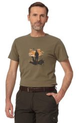 T-shirt myśliwski męski Tagart FNT Hunter z nadrukiem. Brązowe t-shirty męskie tagart, na lato, m, bez wzorów, z bawełny, klasyczne, bez kołnierzyka. Za 116.00 zł.