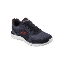 Buty sportowe Sneakersy męskie, Track - Leshur. Czarne buty sportowe męskie Skechers, bez zapięcia. Za 249.99 zł.
