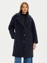 Guess Płaszcz zimowy Berenice W4BL10 WGHS0 Granatowy Regular Fit. Niebieskie płaszcze damskie Guess, na zimę, s, z aplikacjami, z syntetyku, bez kaptura. Za 889.99 zł.