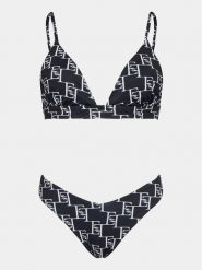 Elisabetta Franchi Bikini CS-56N-41E2-V240 Czarny. Czarne bikini damskie Elisabetta Franchi, bez wzorów. Za 849.99 zł.