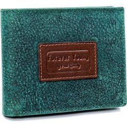 Portfel męski zielony Forever Young N951-VTP GREEN. Zielone portfele męskie FOREVER YOUNG, bez wzorów, ze skóry. Za 57.99 zł.