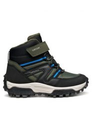 Geox Śniegowce J Himalaya B Abx J46FRD 050FU CA3K4 S Khaki. Brązowe buty zimowe chłopięce Geox, bez wzorów, z materiału, bez zapięcia. Za 289.99 zł.