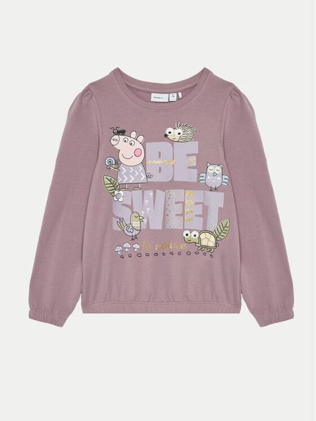 NAME IT Piżama 13238553 Fioletowy Regular Fit. Fioletowe bielizna dla dziewczynek Name it, bez wzorów, z bawełny. Za 59.99 zł.