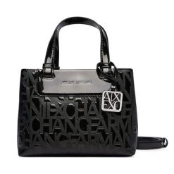 Torebka Armani Exchange. Czarne torebki do ręki damskie Armani Exchange, bez wzorów, klasyczne, bez dodatków. Za 589.99 zł.