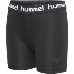 Szorty dziewczęce Hummel Tona. Czarne spodenki dla dziewczynek Hummel, bez wzorów, klasyczne, z standardowym stanem. Za 137.50 zł.