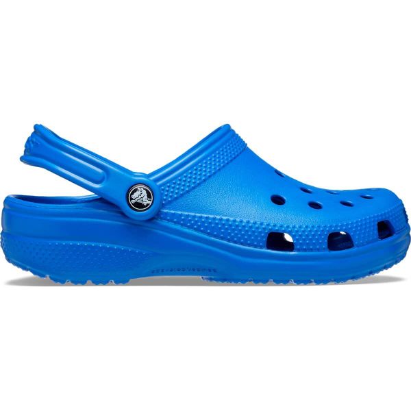Klapki dla dorosłych Crocs Classic. Niebieskie klapki damskie Crocs, bez wzorów. Za 149.00 zł.