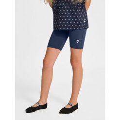 Szorty z wysoką talią dla dziewczynki Hummel. Czarne spodenki dla dziewczynek Hummel, bez wzorów, sportowe. Za 159.00 zł.