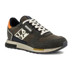 Buty męskie Napapijri Virtus. Zielone trekkingi męskie Napapijri, trekkingowe. Za 359.99 zł.
