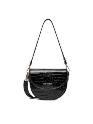 Nine West Torebka CEO-ZOE-S23806 Czarny. Czarne torebki do ręki damskie Nine West, bez wzorów, z materiału, bez dodatków. Za 189.99 zł.
