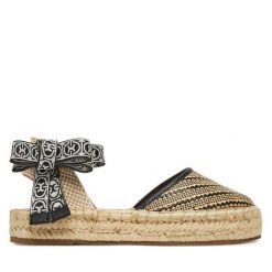 Espadryle Coccinelle. Brązowe sandały damskie Coccinelle, bez wzorów, bez obcasa, bez zapięcia. Za 419.99 zł.