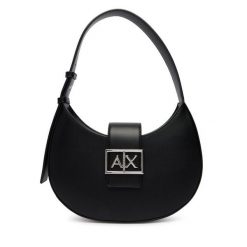 Torebka Armani Exchange. Czarne torebki do ręki damskie Armani Exchange, bez wzorów, klasyczne, bez dodatków. Za 599.99 zł.