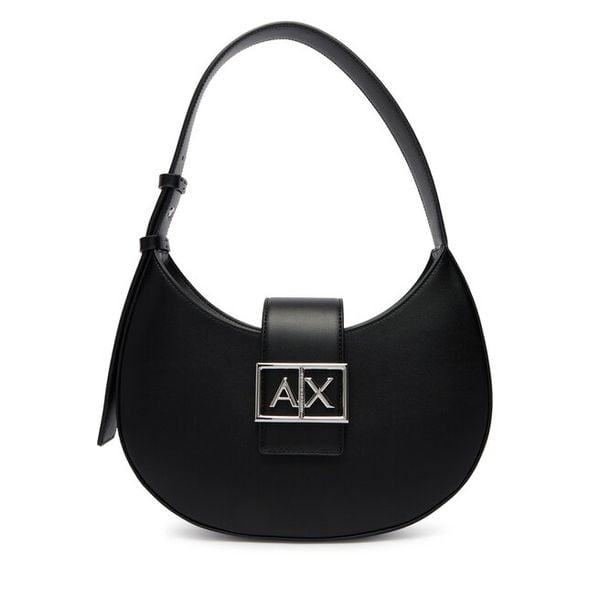 Torebka Armani Exchange. Czarne torebki do ręki damskie Armani Exchange, bez wzorów, klasyczne, bez dodatków. Za 369.99 zł.